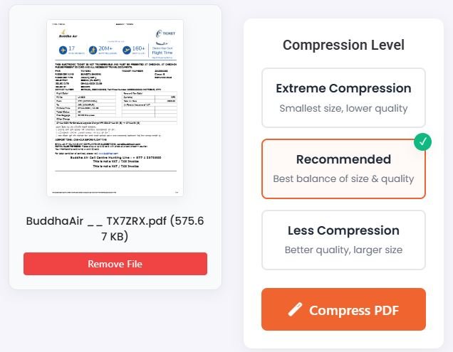 compress pdf