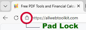 Secure website