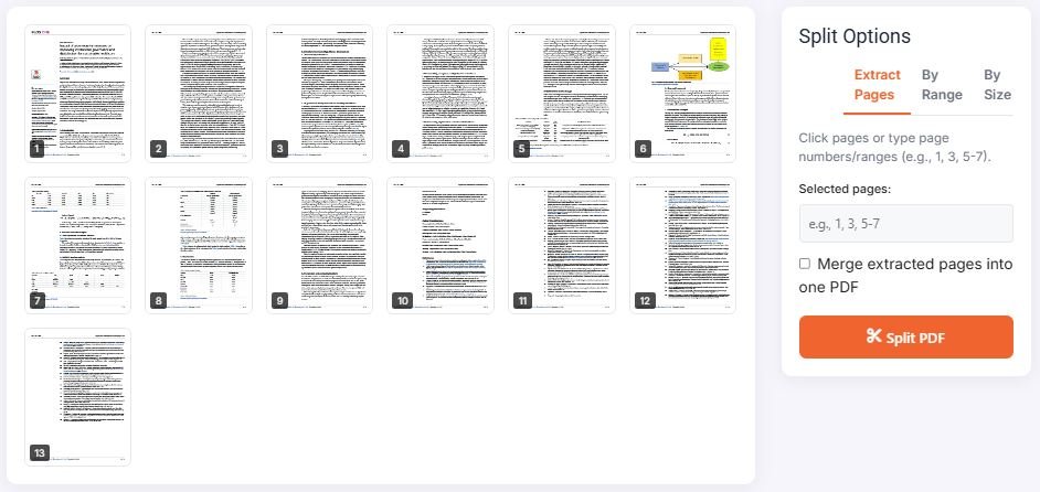Split PDF